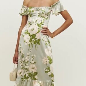 Reformation Sianna Silk Dress